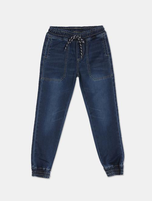 dark blue washed denim jean - 17841697 - Standard Image - 1