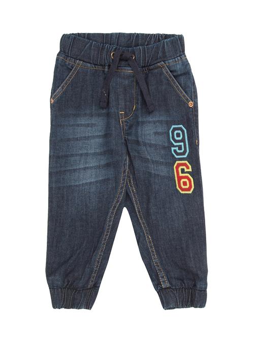 navy blue washed denim jean - 17841728 - Standard Image - 1