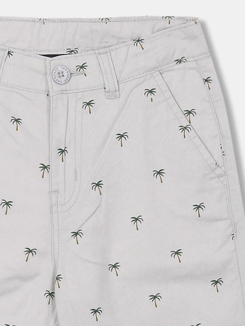 white printed shorts - 17841772 - Zoom Image - 3