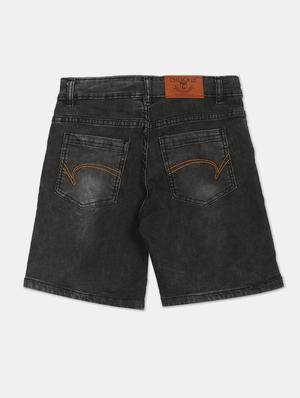 black solid shorts - 17841834 - Standard Image - 2