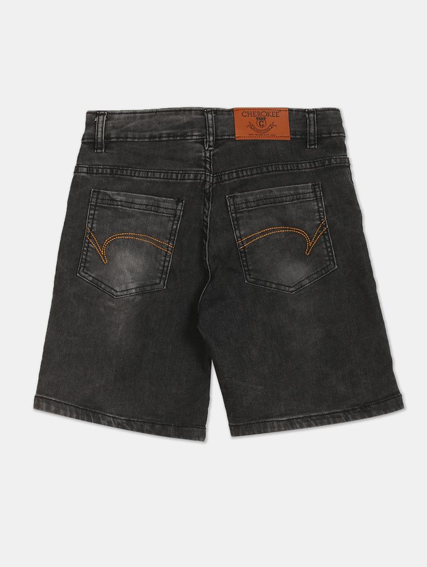 black solid shorts - 17841834 - Zoom Image - 2