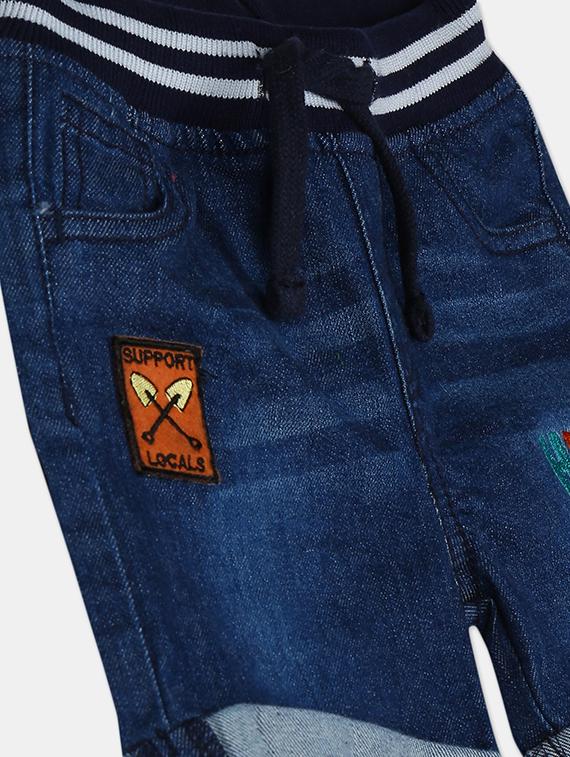 navy blue solid shorts - 17841868 - Zoom Image - 3