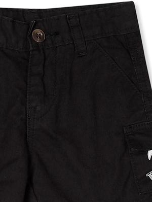 black printed shorts - 17841902 - Standard Image - 3