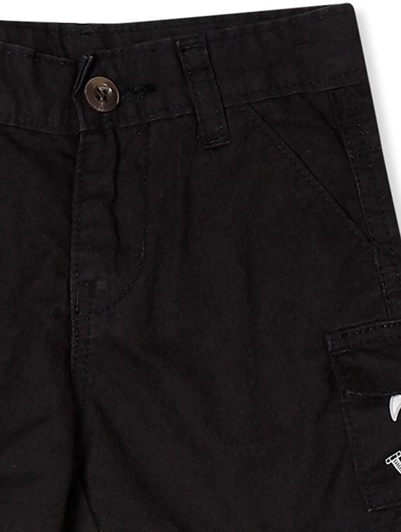black printed shorts - 17841902 - Zoom Image - 3
