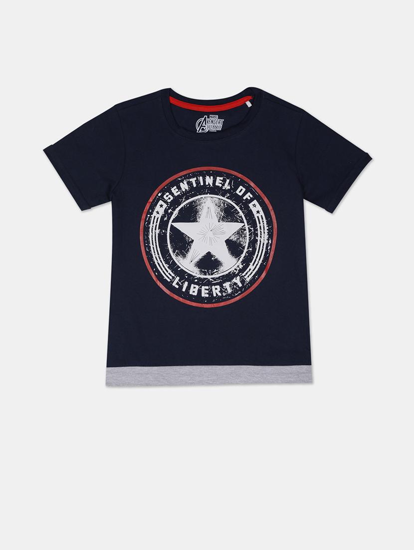 round neck tee with shorts set - 17841928 - Zoom Image - 2