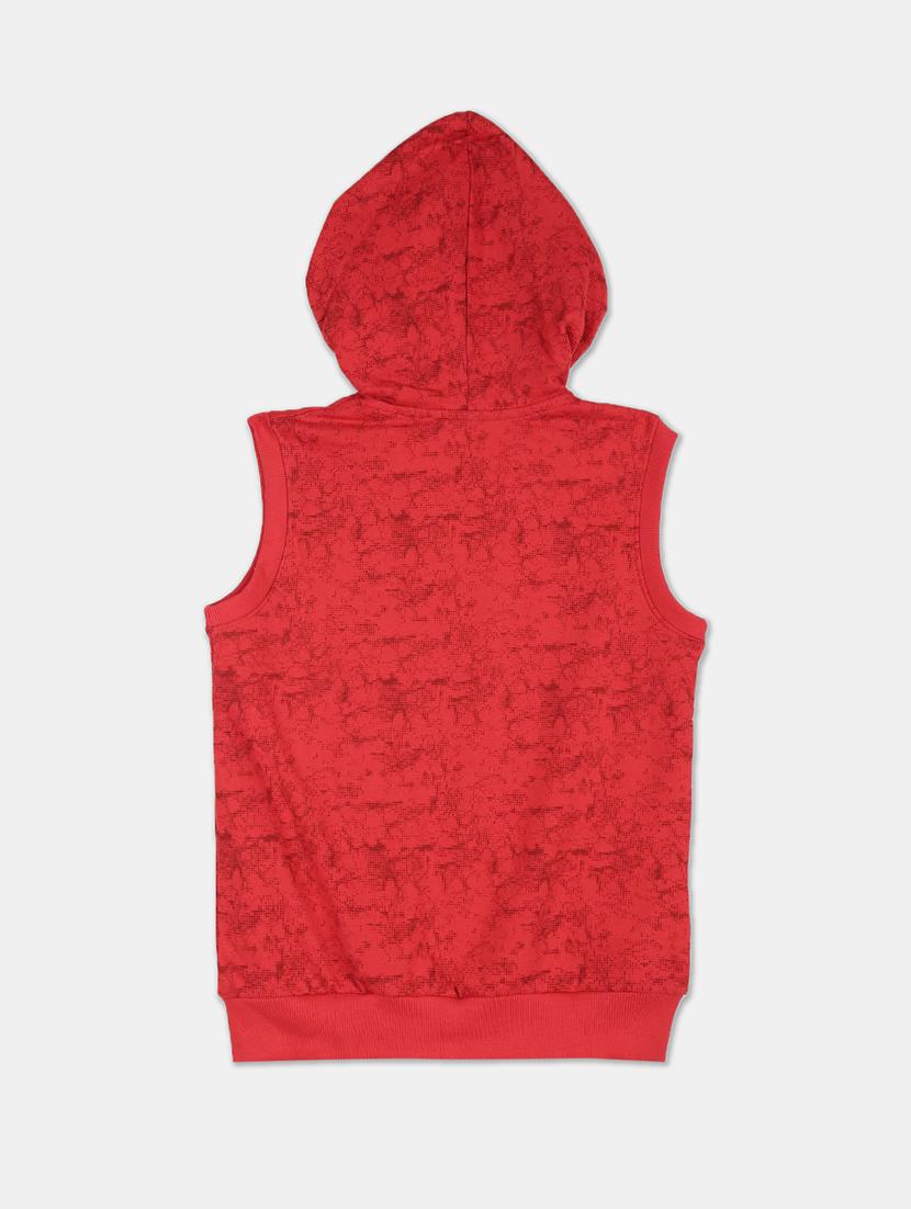 hooded neck printed jacket - 17842032 - Zoom Image - 2