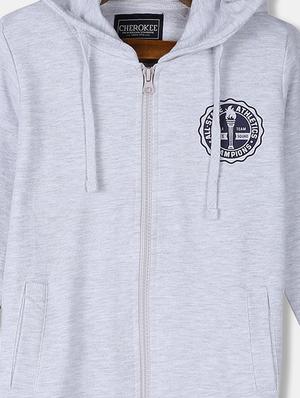 hooded neck printed sweatshirt - 17842140 - Standard Image - 3