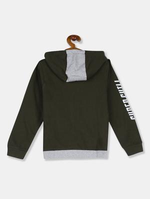 hooded neck printed sweatshirt - 17842186 - Standard Image - 2