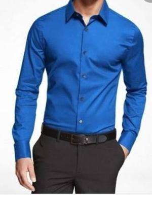 blue cotton formal shirt - 17842532 - Standard Image - 2