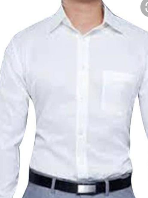 white cotton formal shirt - 17842548 - Standard Image - 1
