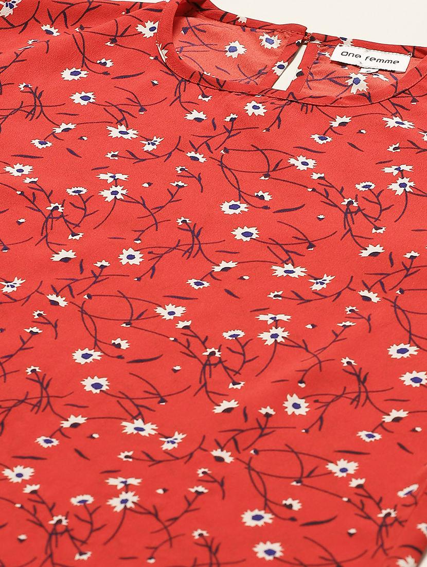 bell sleeved floral top - 17842554 - Zoom Image - 5