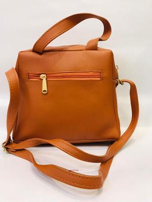 brown leatherette(pu) handbag - 17842792 - Standard Image - 2