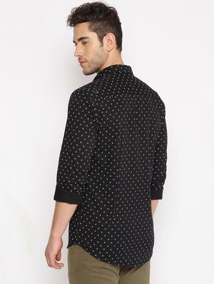 black printed casual shirt - 17843232 - Standard Image - 2