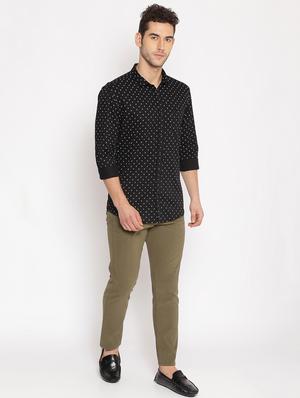 black printed casual shirt - 17843232 - Standard Image - 4