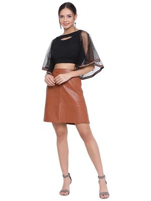 bell sleeved crop top - 17843630 - Standard Image - 4