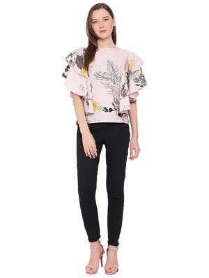bell sleeved floral top - 17843694 - Standard Image - 4