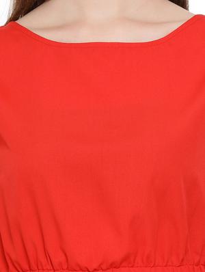 bishop sleeved solid top - 17843795 - Standard Image - 5