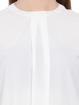 mock neck solid top - 17843799 - Standard Image - 5