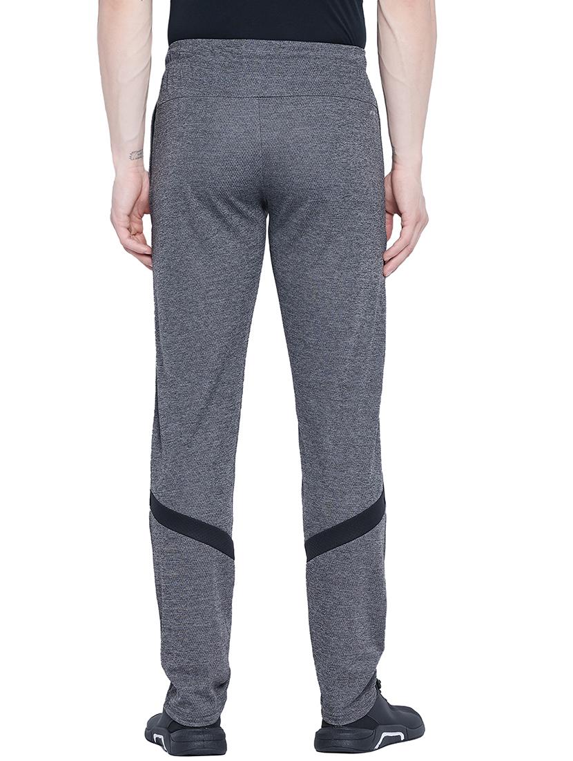 grey side taped full length track pant - 17844229 - Zoom Image - 3