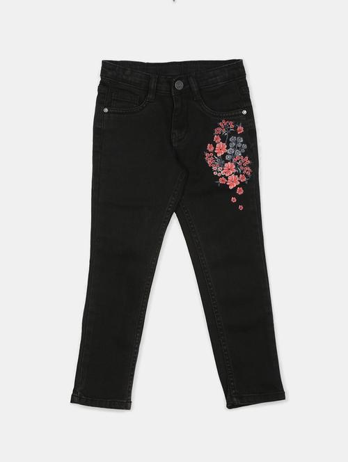 black denim washed jean - 17845150 - Standard Image - 1