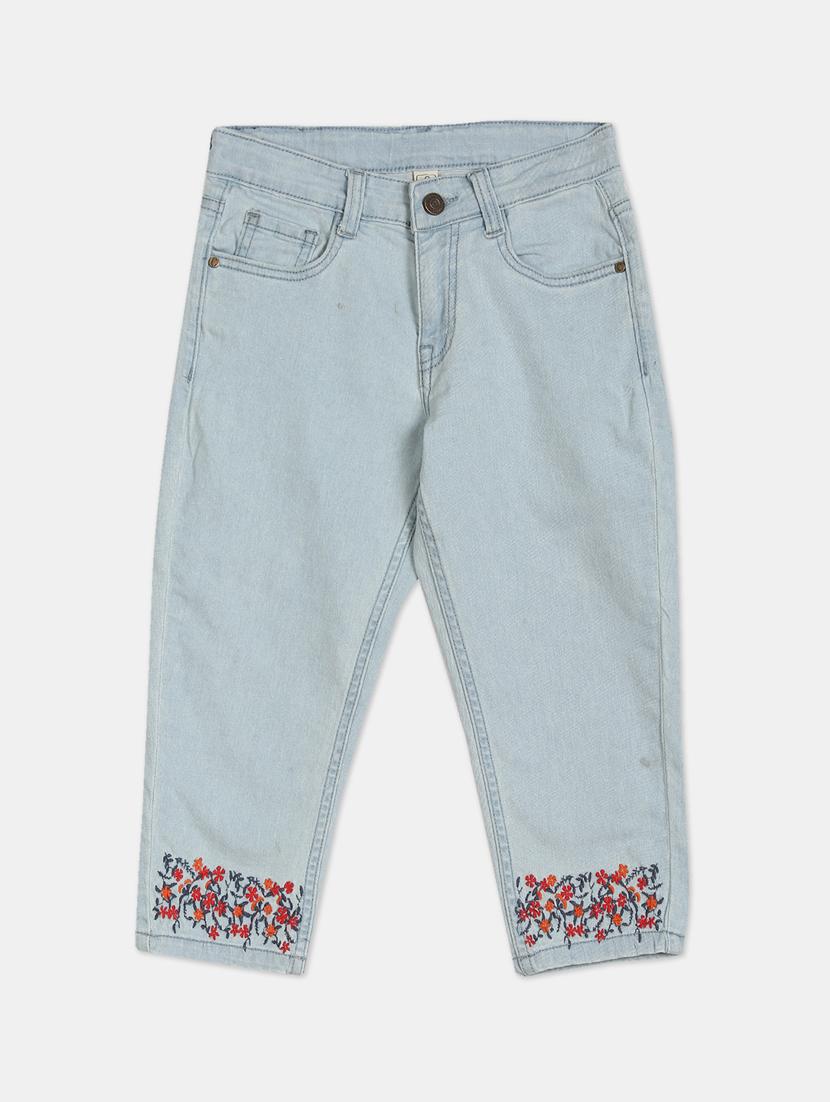 light blue solid jean - 17845205 - Zoom Image - 1