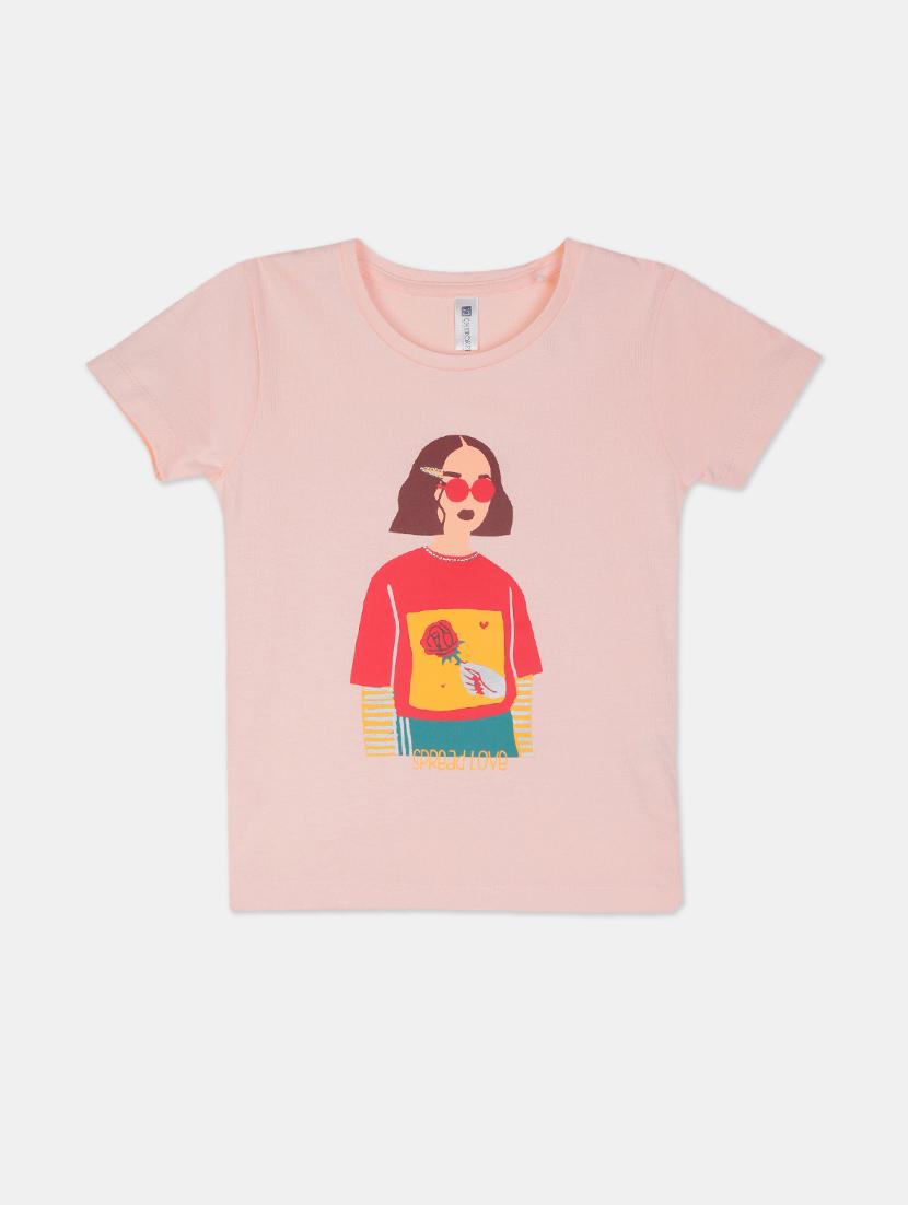 round neck graphic tee - 17845397 - Zoom Image - 1