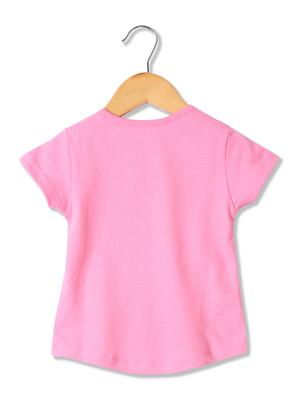 pink printed regular tee - 17845537 - Standard Image - 2