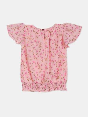 pink floral regular top - 17846292 - Standard Image - 2