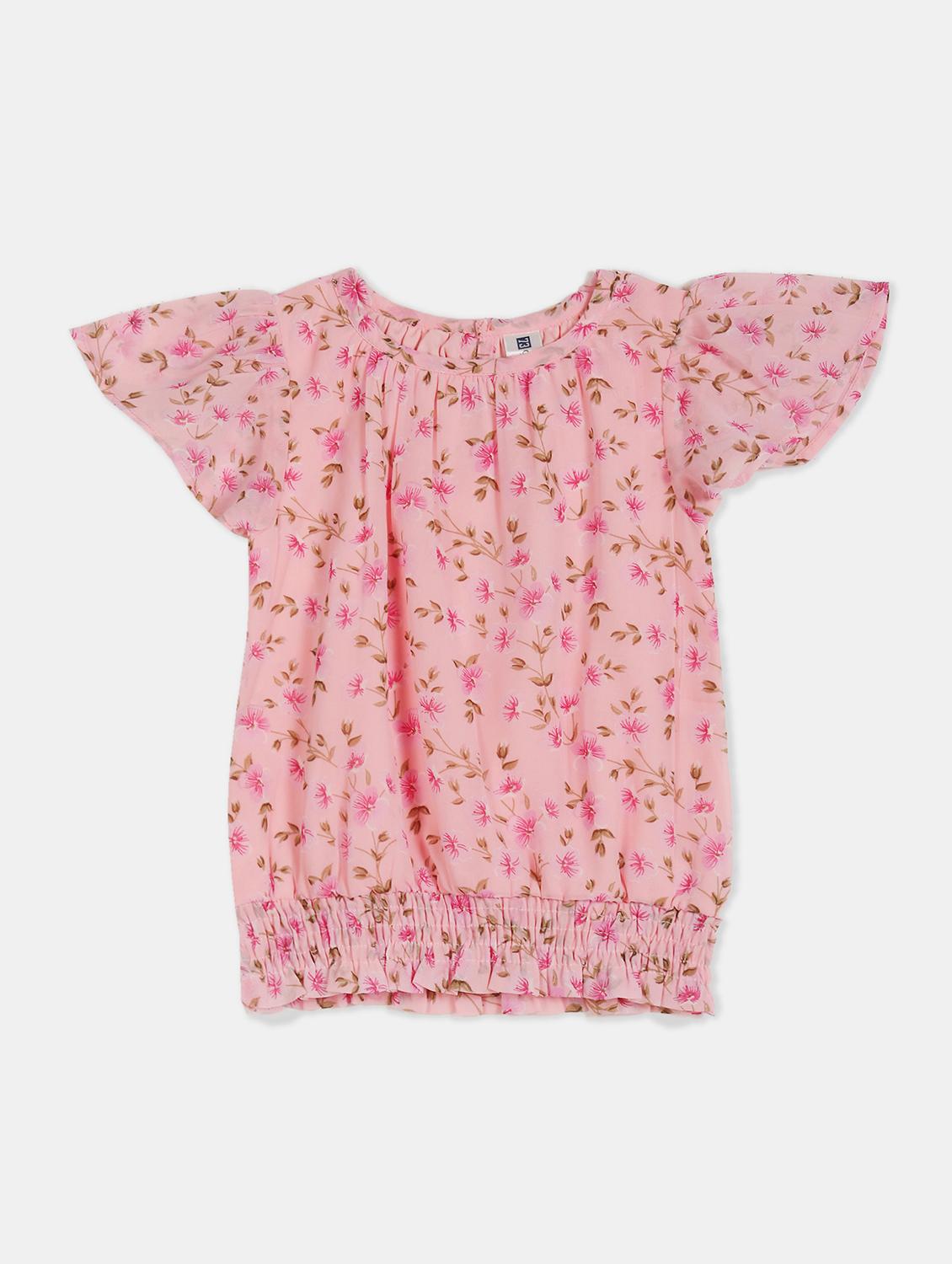 pink floral regular top - 17846292 - Zoom Image - 1