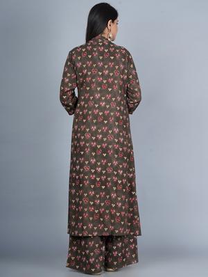 printed kurta palazzo set - 17846540 - Standard Image - 3