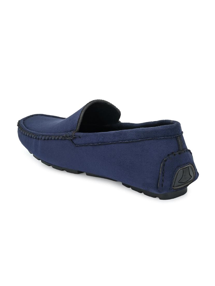blue suede slip on loafers - 17846572 - Zoom Image - 3