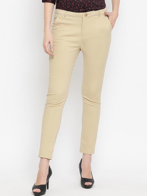 mid rise cigarette pants trouser - 17846819 - Standard Image - 1