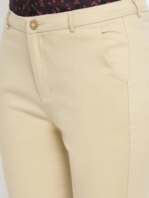 mid rise cigarette pants trouser - 17846819 - Standard Image - 5