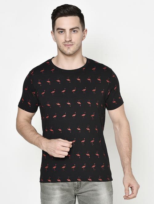 black printed t-shirt - 17847359 - Standard Image - 1
