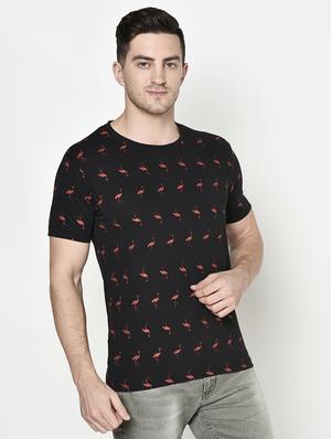 black printed t-shirt - 17847359 - Standard Image - 2