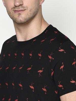 black printed t-shirt - 17847359 - Standard Image - 5