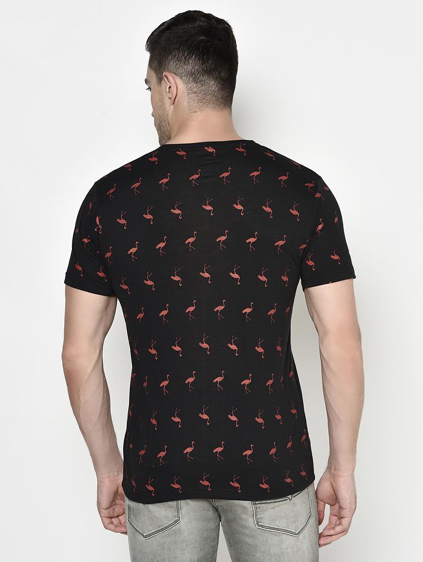 black printed t-shirt - 17847359 - Zoom Image - 3