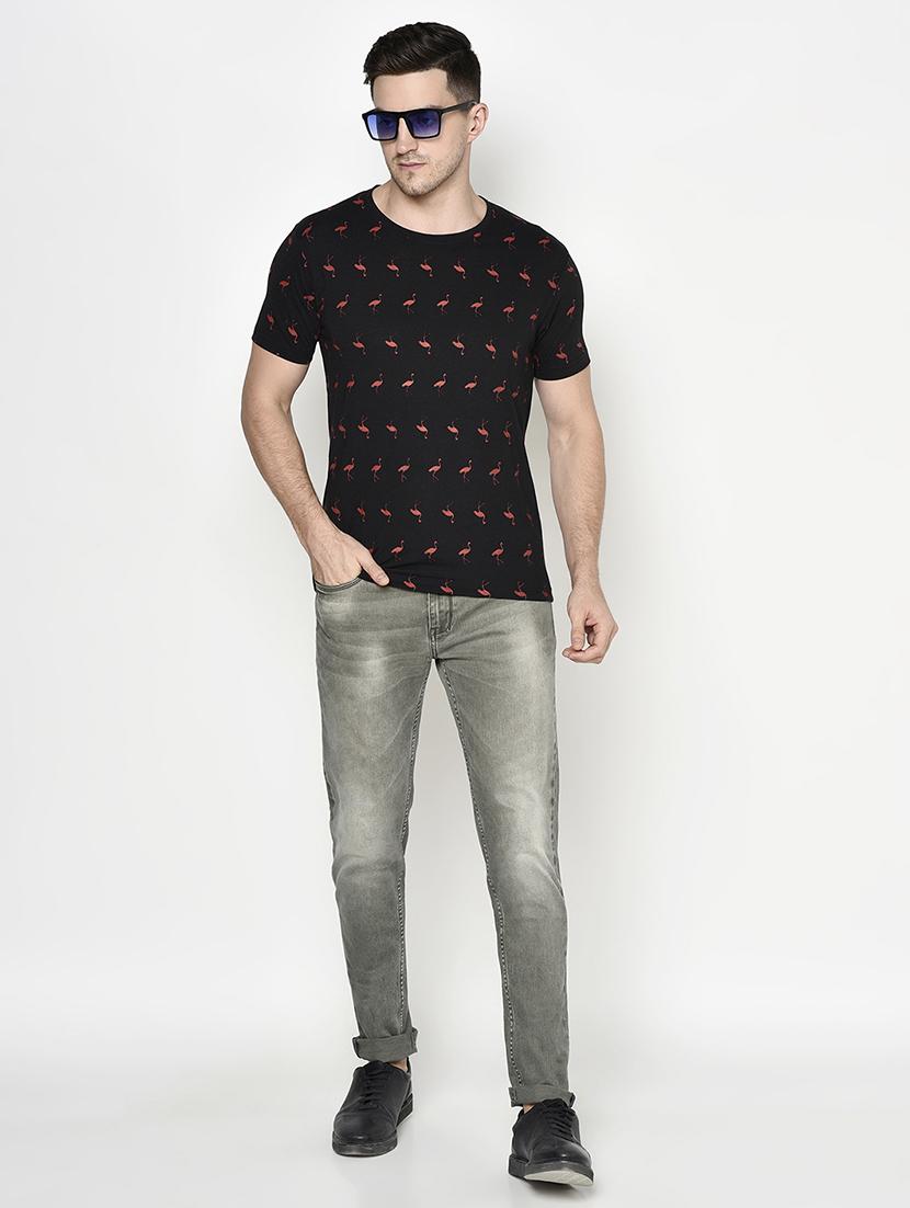black printed t-shirt - 17847359 - Zoom Image - 4