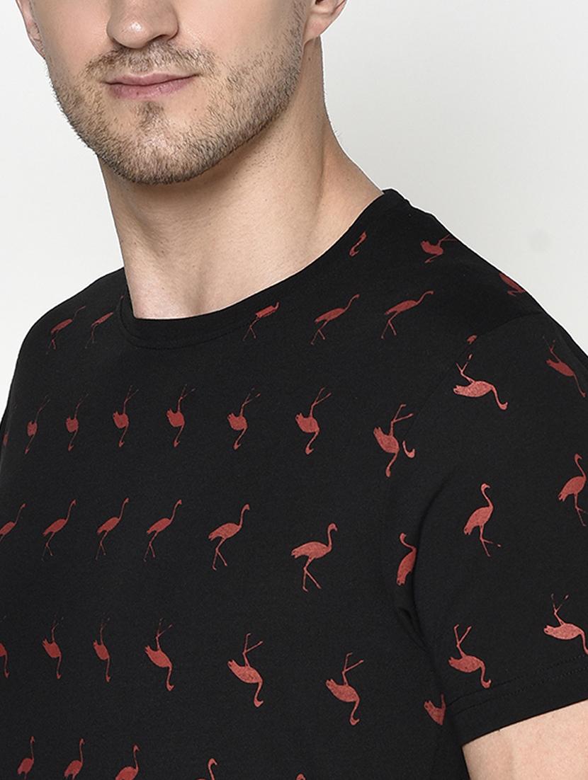 black printed t-shirt - 17847359 - Zoom Image - 5
