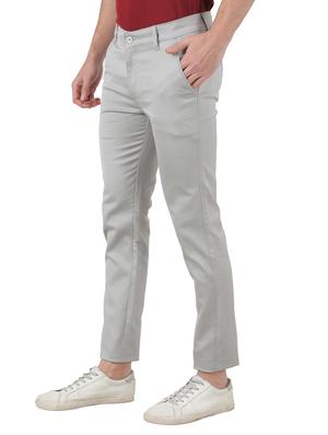 grey solid chinos - 17850736 - Standard Image - 2