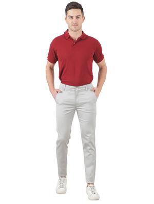 grey solid chinos - 17850736 - Standard Image - 4