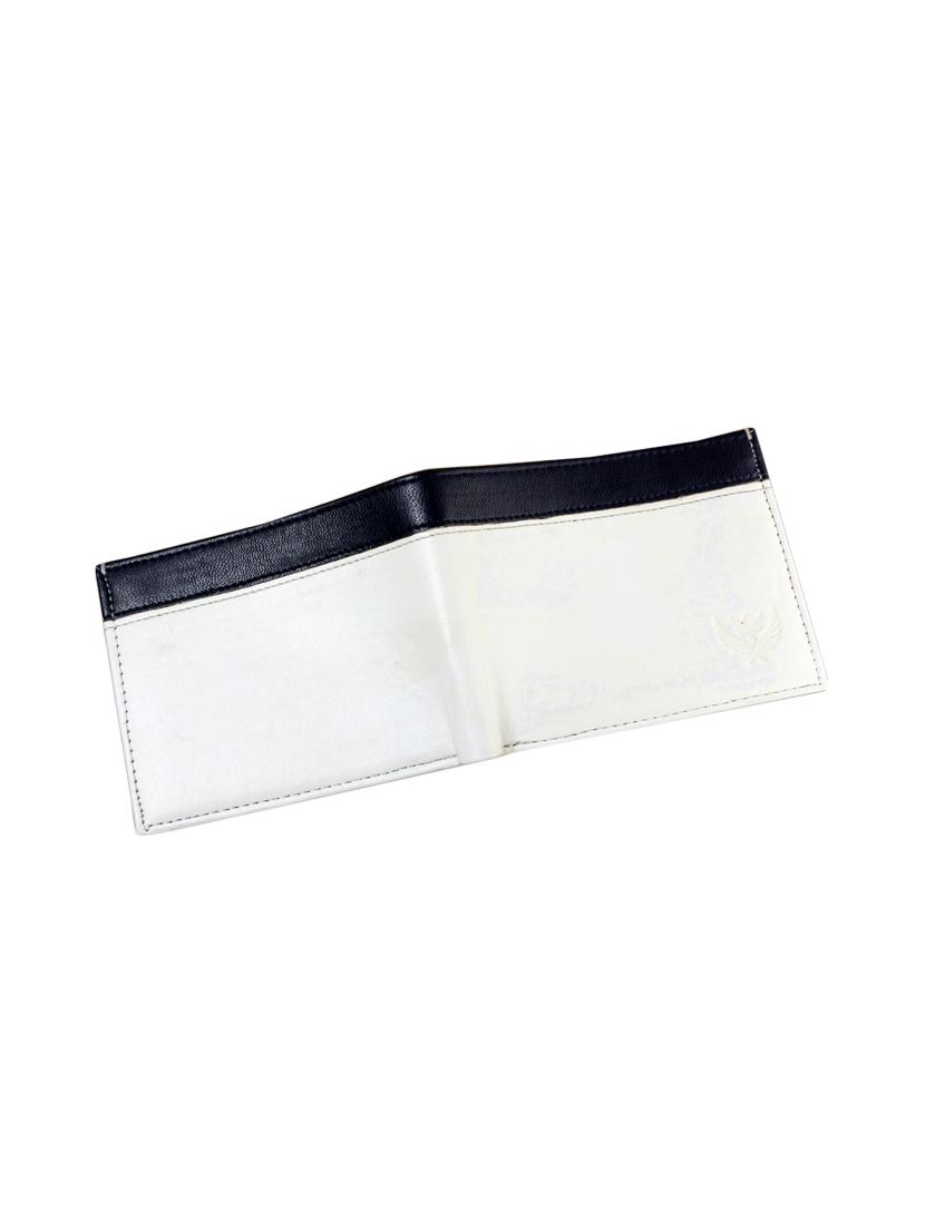 black,white leatherette wallet - 17851133 - Zoom Image - 4