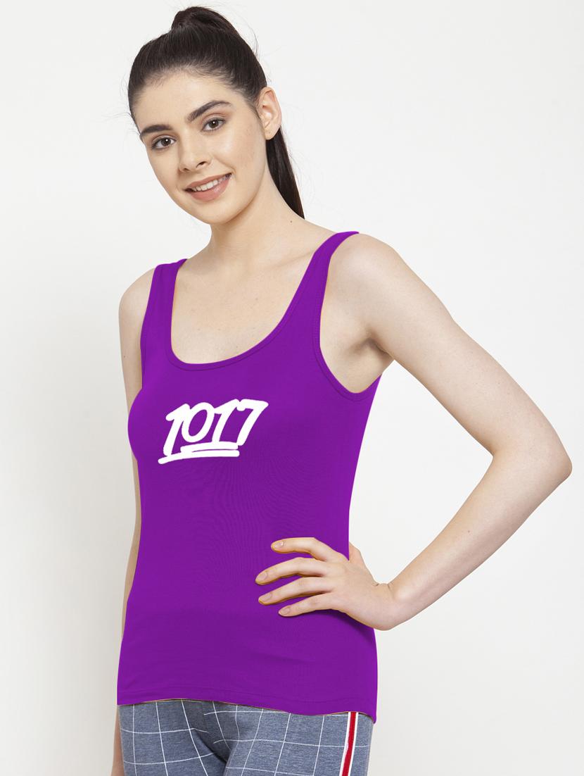 scoop neck graphic tank top - 17852705 - Zoom Image - 2