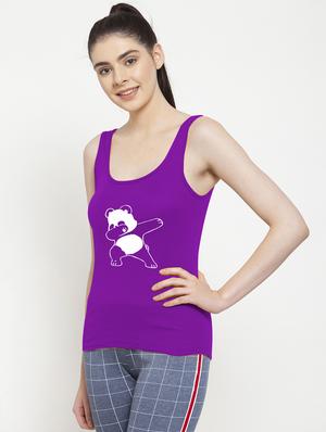scoop neck graphic tank top - 17852811 - Standard Image - 2