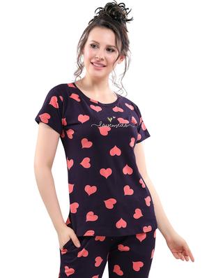 pink nightwear pajama set - 17854383 - Standard Image - 4