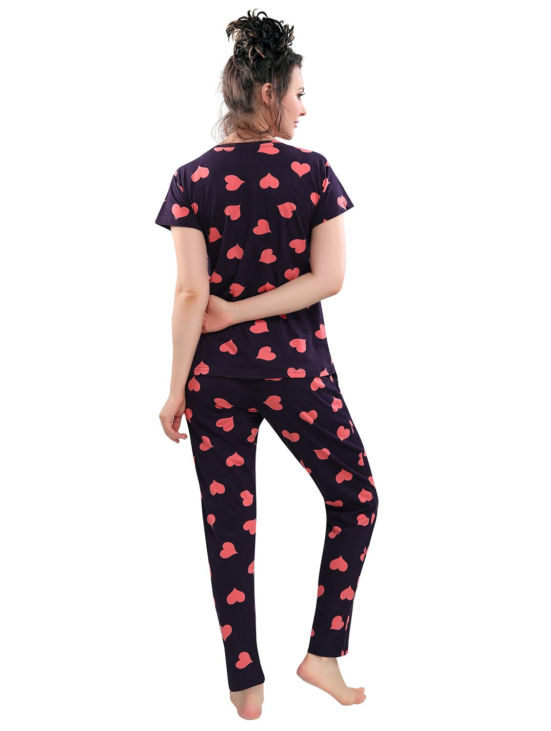 pink nightwear pajama set - 17854383 - Zoom Image - 3