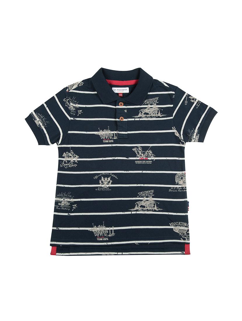 navy blue striped t-shirt - 17854447 - Zoom Image - 1