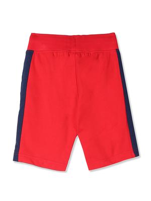 red color block shorts - 17854698 - Standard Image - 2