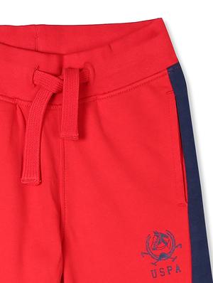 red color block shorts - 17854698 - Standard Image - 3