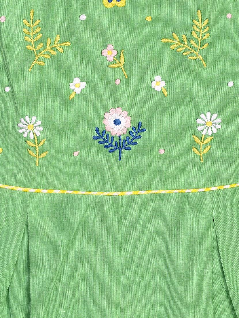green embroidered playsuits - 17854844 - Zoom Image - 3